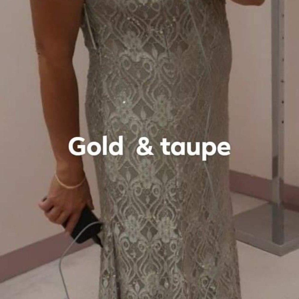 Mother of the bride sequin full length gown